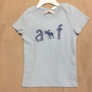 Abercrombie blue logo T-shirt